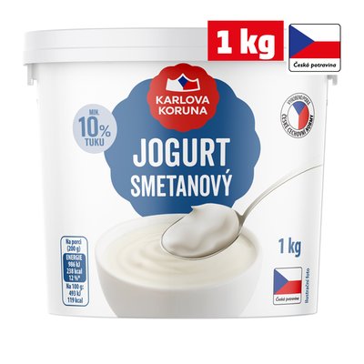 obrázek Smetanový jogurt Karlova Koruna