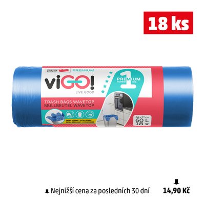 obrázek Pytle na odpadky s uchy 60l Vigo