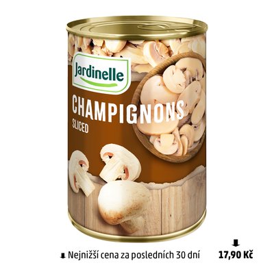 obrázek Žampiony krájené Jardinelle