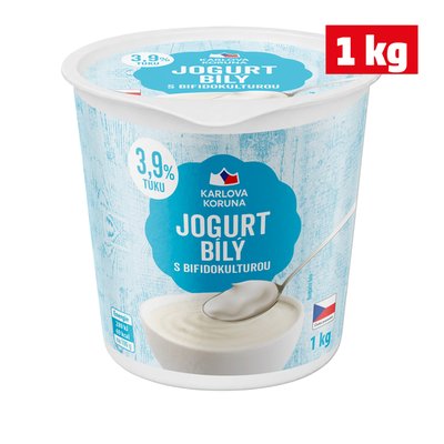 obrázek Jogurt bílý 3,9% Karlova Koruna