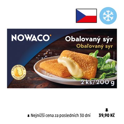 obrázek Sýr obalovaný mražený Nowaco