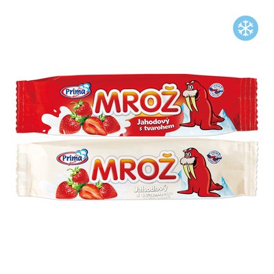 obrázek Zmrzlina Mrož s kakaovou polevou