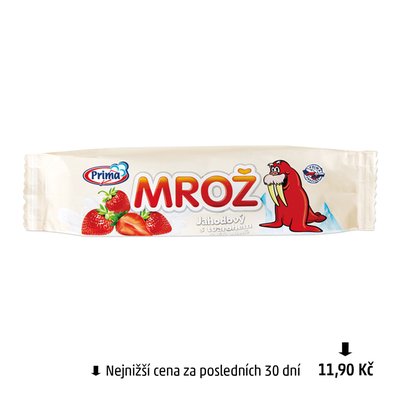 obrázek Zmrzllina Mrož v bílé polevě