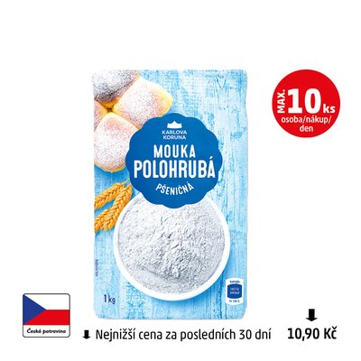 Image of Mouka polohrubá pšeničná Karlova Koruna