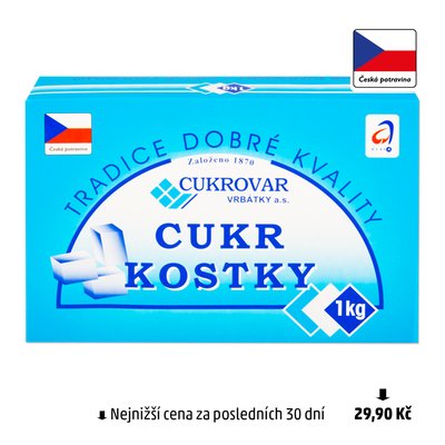 obrázek Cukr kostky