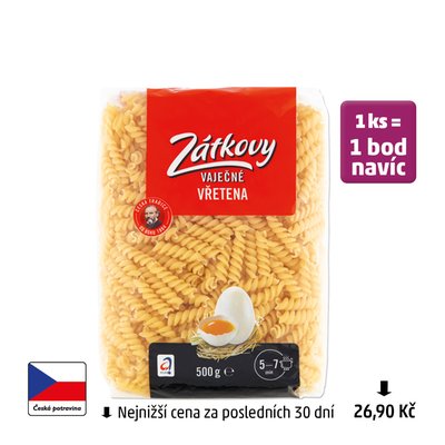 obrázek Těstoviny vřetena Zátka