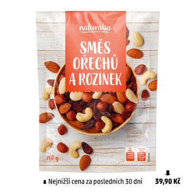 obrázek Směs ořechů a rozinek