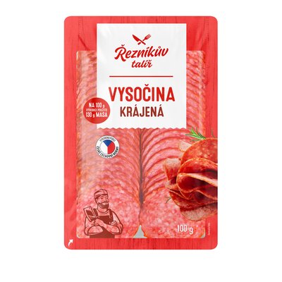 obrázek Salám Vysočina krájená Řezníkův talíř