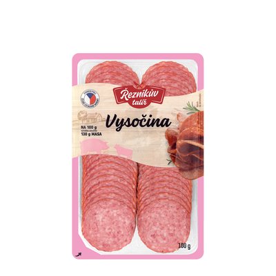 obrázek Salám Vysočina krájená Řezníkův talíř