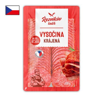 obrázek Salám Vysočina krájená Řezníkův talíř