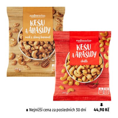 obrázek Arašídy s kešu Naturalia