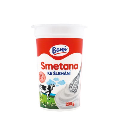 obrázek Smetana ke šlehání 31% Boni