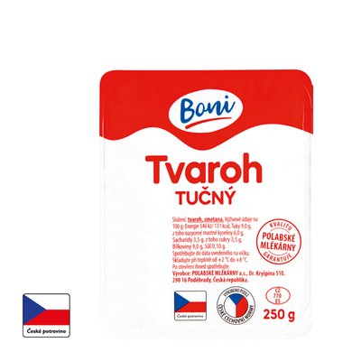 Image of Tvaroh tučný Boni