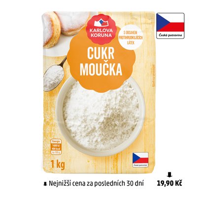 obrázek Cukr moučka Karlova Koruna