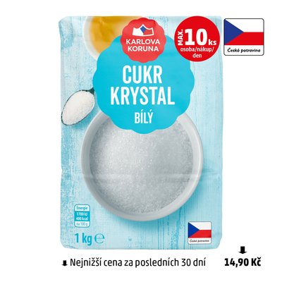 obrázek Cukr krystal Karlova Koruna