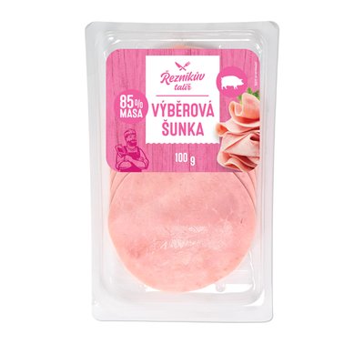 obrázek Šunka výběrová krájená Řezníkův talíř