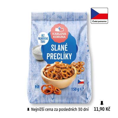 obrázek Slané preclíky Karlova Koruna
