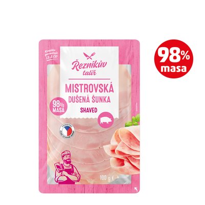 Image of Mistrovská dušená šunka 98% shaved
