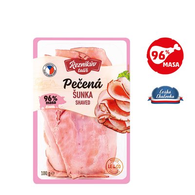 obrázek Pečená šunka nejvyšší jakosti Řezníkův talíř
