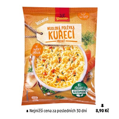 obrázek Polévka instantní nudlová Gustito