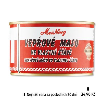 obrázek Maso sterilizované Meining