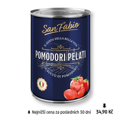 obrázek Rajčata loupaná celá San Fabio