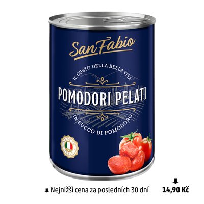 obrázek Rajčata loupaná celá San Fabio