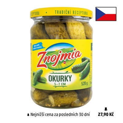 obrázek Okurky 5-7cm Znojmia