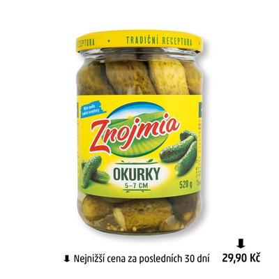 obrázek Okurky 5-7cm Znojmia