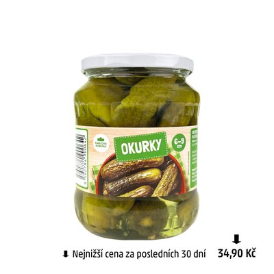 obrázek Okurky sterilované Karlova Koruna