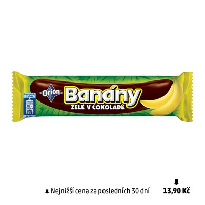 obrázek Tyčinka Banány v čokoládě Orion