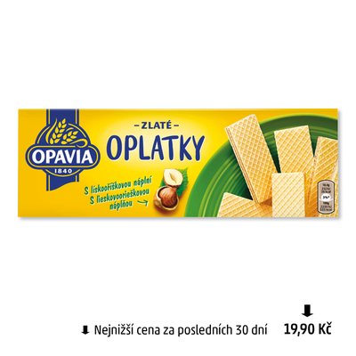 obrázek Oplatky Zlaté Opavia