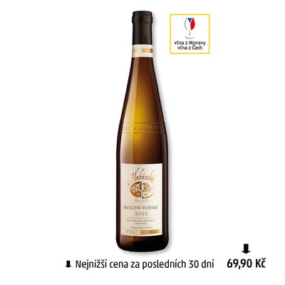 obrázek Víno b. Ryzlink vlašský Habánské sklepy