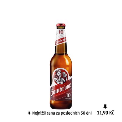 obrázek Pivo Gambrinus Originál 10 sklo