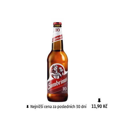 obrázek Pivo Gambrinus Originál 10 sklo