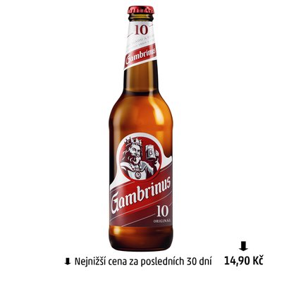 obrázek Pivo Gambrinus Originál 10 sklo