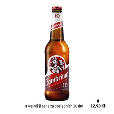 obrázek Pivo Gambrinus Originál 10 sklo