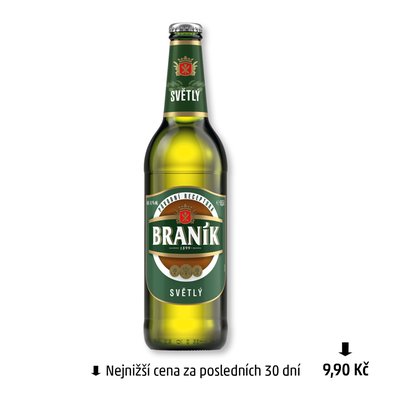 obrázek Braník světlé výčepní sklo