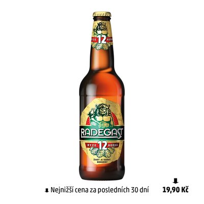 obrázek Radegast Ryze hořká 12 sklo