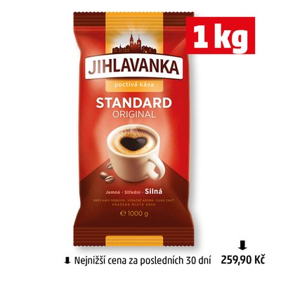 obrázek Káva mletá Jihlavanka Standard