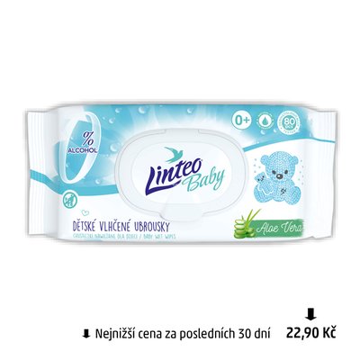 obrázek Dětské vlhčené ubrousky Linteo Baby