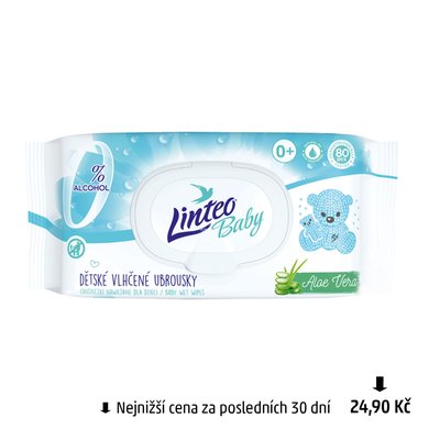 Image of Dětské vlhčené ubrousky Linteo Baby