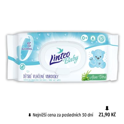 obrázek Dětské vlhčené ubrousky Linteo Baby