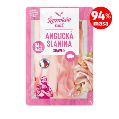 obrázek Slanina anglická shaved Řezníkův Talíř