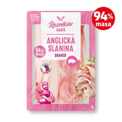obrázek Slanina anglická shaved Řezníkův Talíř