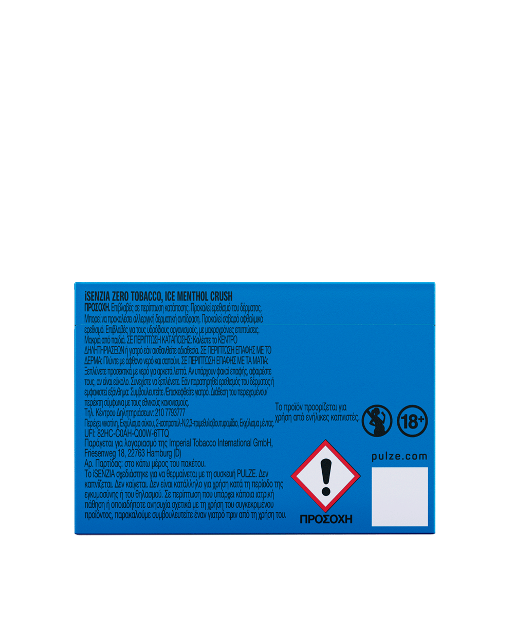 iSENZIA Ice Menthol Crush
