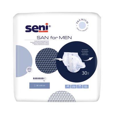 Product Image of Inkontinenzvorlagen Seni San for Men antibakteriell