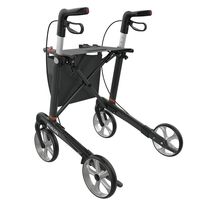 Gallery Image of Carbon Rollator Athlon SL Ultraleicht Faltbar Höhenverstellbar TPE-Räder