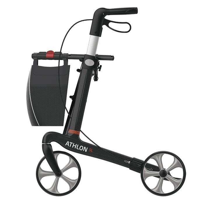 Gallery Image of Carbon Rollator Athlon SL Ultraleicht Faltbar Höhenverstellbar TPE-Räder
