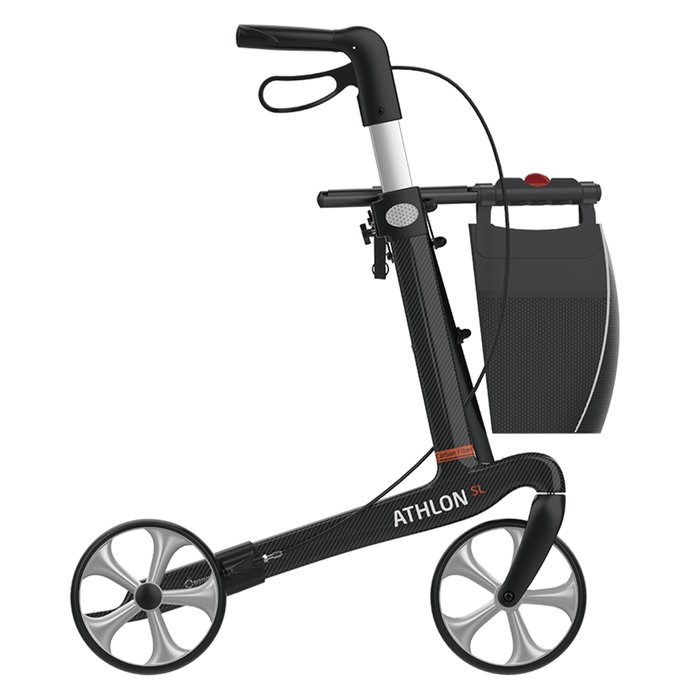 Gallery Image of Carbon Rollator Athlon SL Ultraleicht Faltbar Höhenverstellbar TPE-Räder